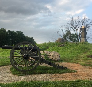Gettysburg battlefield cannon